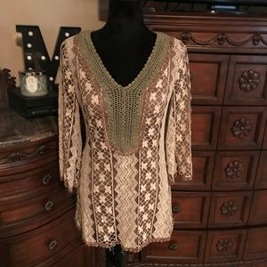 BOHO Style Long Sleeve Tunic